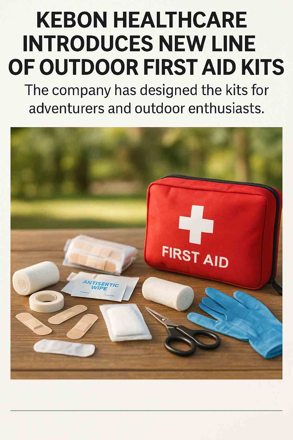 Kebon Healthcare memperkenalkan barisan kit pertolongan cemas luaran baru
