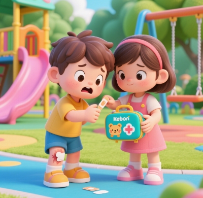 Kit Bantuan Pertama untuk Kanak -kanak: Reka Bentuk Fun dan Fungsian