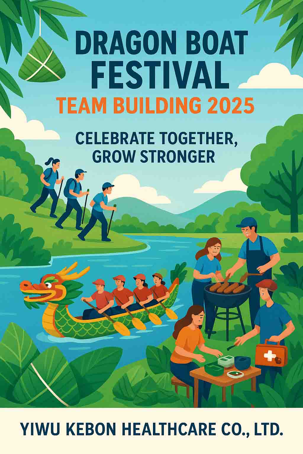 Meraikan Festival Bot Naga Bersama - Bangunan Pasukan dengan Perpaduan dan Vitalitas di Kebon Healthcare
