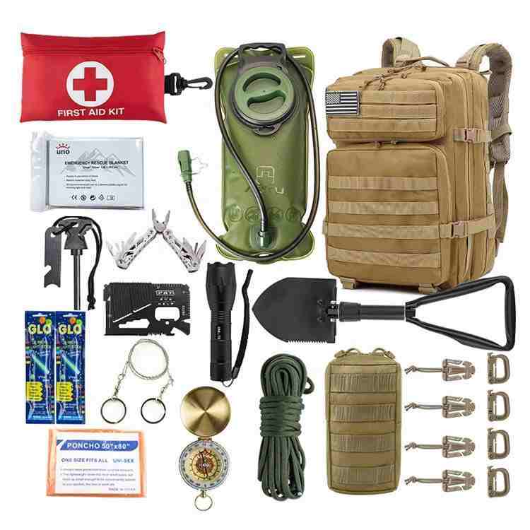 Kit Survival Kecemasan 72H Taktikal Tentera