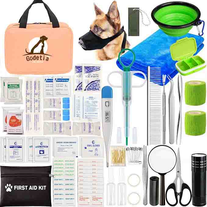 Kit Pertolongan Cemas Portable untuk Anjing dan Kucing